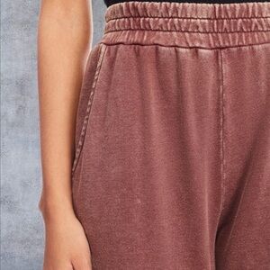 Forever 21 Burnout Joggers – Brick Red, Size‎ XS
